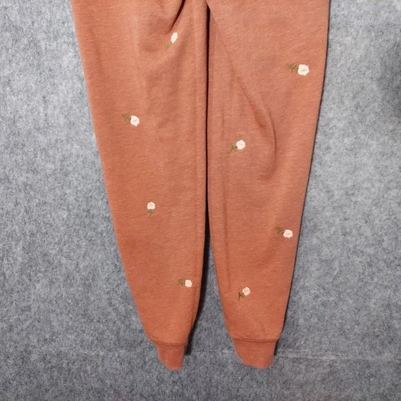 Old Navy Joggers S Tall Sweatpants Embroidery Floral Cottage Core Boho Festival - Picture 7 of 16